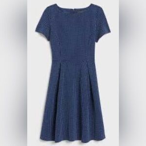 Blue Checkered Dress